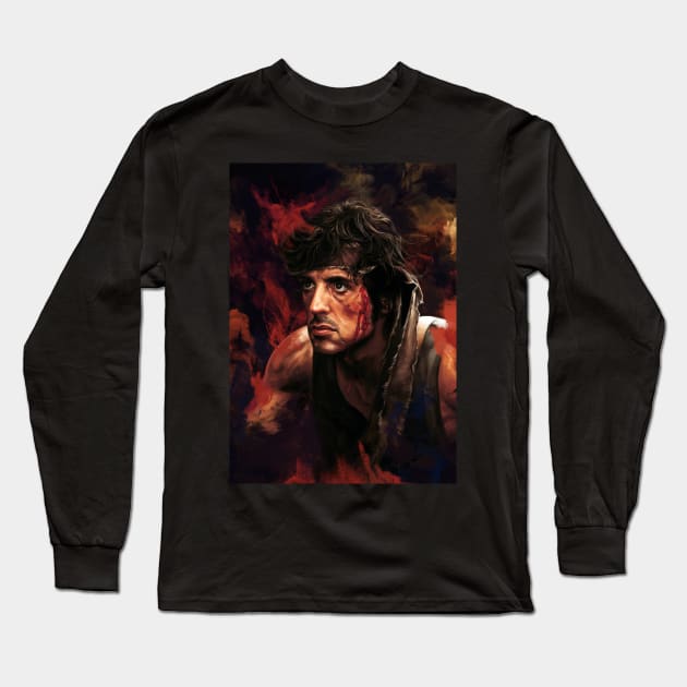 First Blood Long Sleeve T-Shirt by dmitryb1